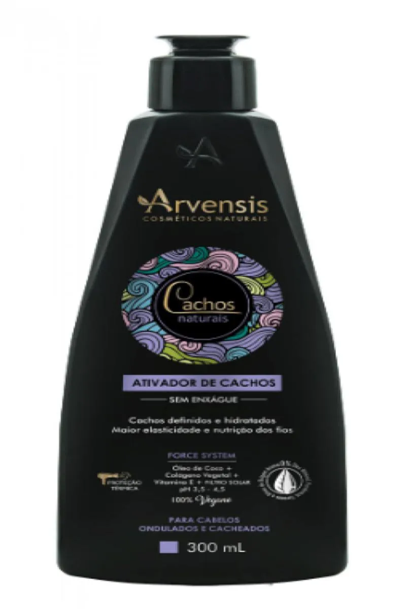 CREME ATIVADOR CACHOS ONDULADOS E CACHEADOS ARVENSIS 300ML