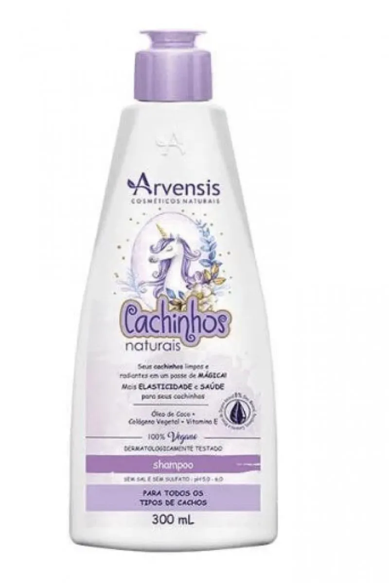 SHAMPOO CACHINHOS NATURAIS 300ML - ARVENSIS