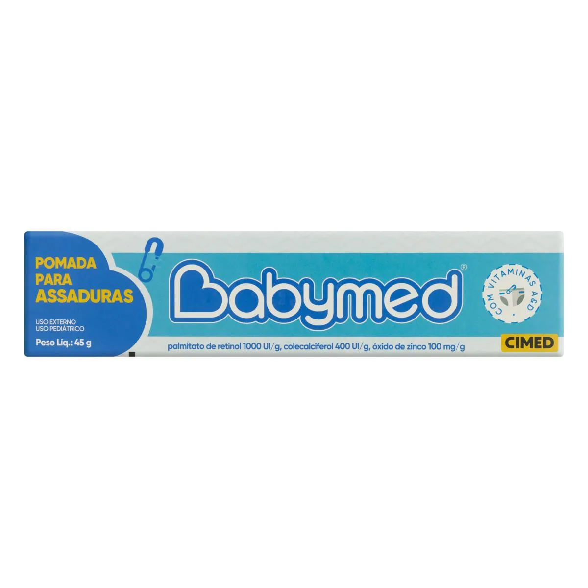 Pomada para Prevenção de Assaduras Babymed Menino com 45g