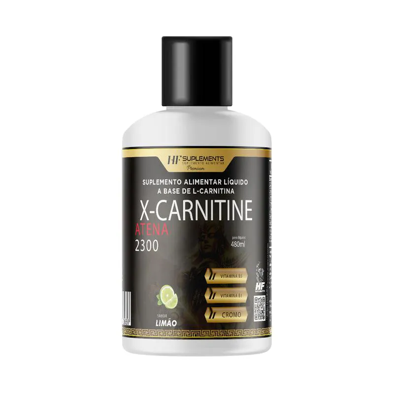 Carnitina HF Suplements L-Carnitine Atena 2300 Limão 480ml