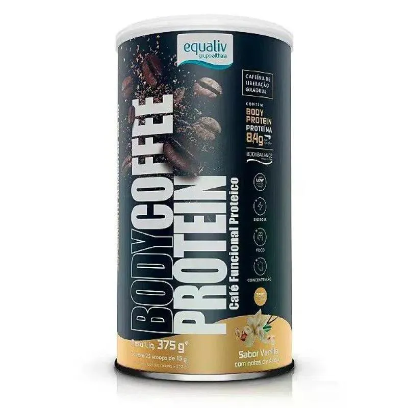 Suplemento Equaliv Body Protein Sabor Coffee Vanilla 375g