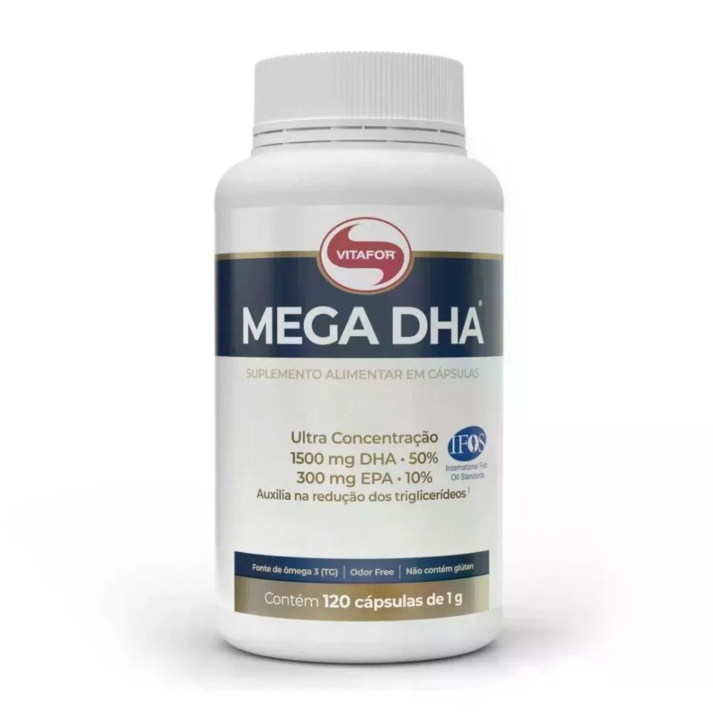 MEGA DHA VITAFOR 120 CáPSULAS 1000MG