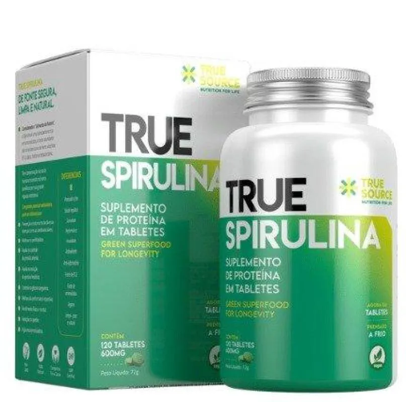SPIRULINA 600MG TRUE SOURCE 120 TABLETS