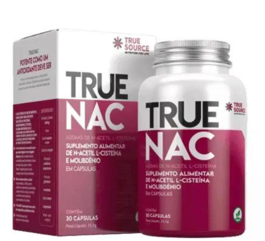 NAC 600MG TRUE SOURCE 30 CáPSULAS