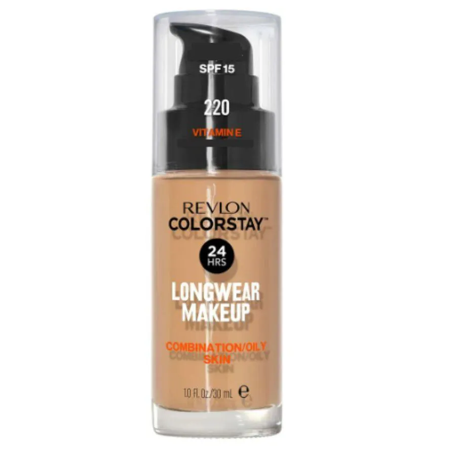 BASE LíQUIDA COLORSTAY PUMP PELE OLEOSA NATURAL BEIGE Nº 220 30 ML