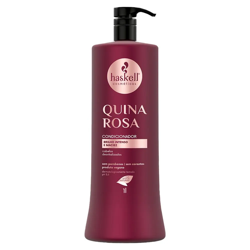 Condicionador Haskell Quina Rosa Blindagem 1L