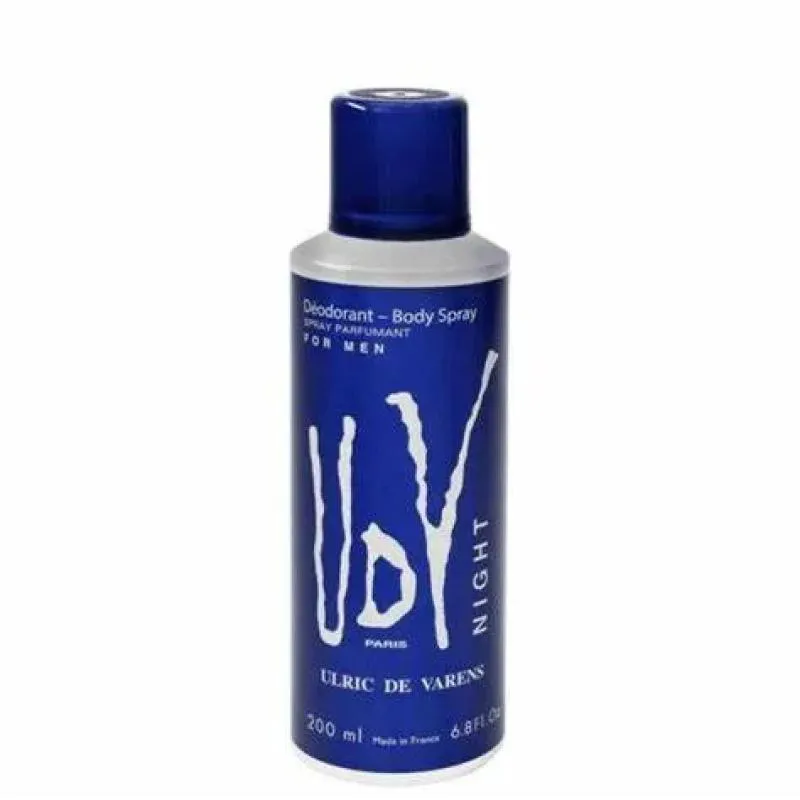 DEODORANT UDV NIGHT BODY SPRAY 200ML