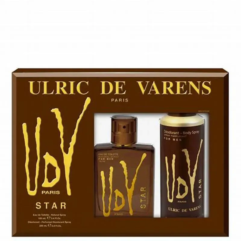 Kit UDV Star Ulric de Varens Masculino Eau de Toilette 100ml + Desodorante 200ml 