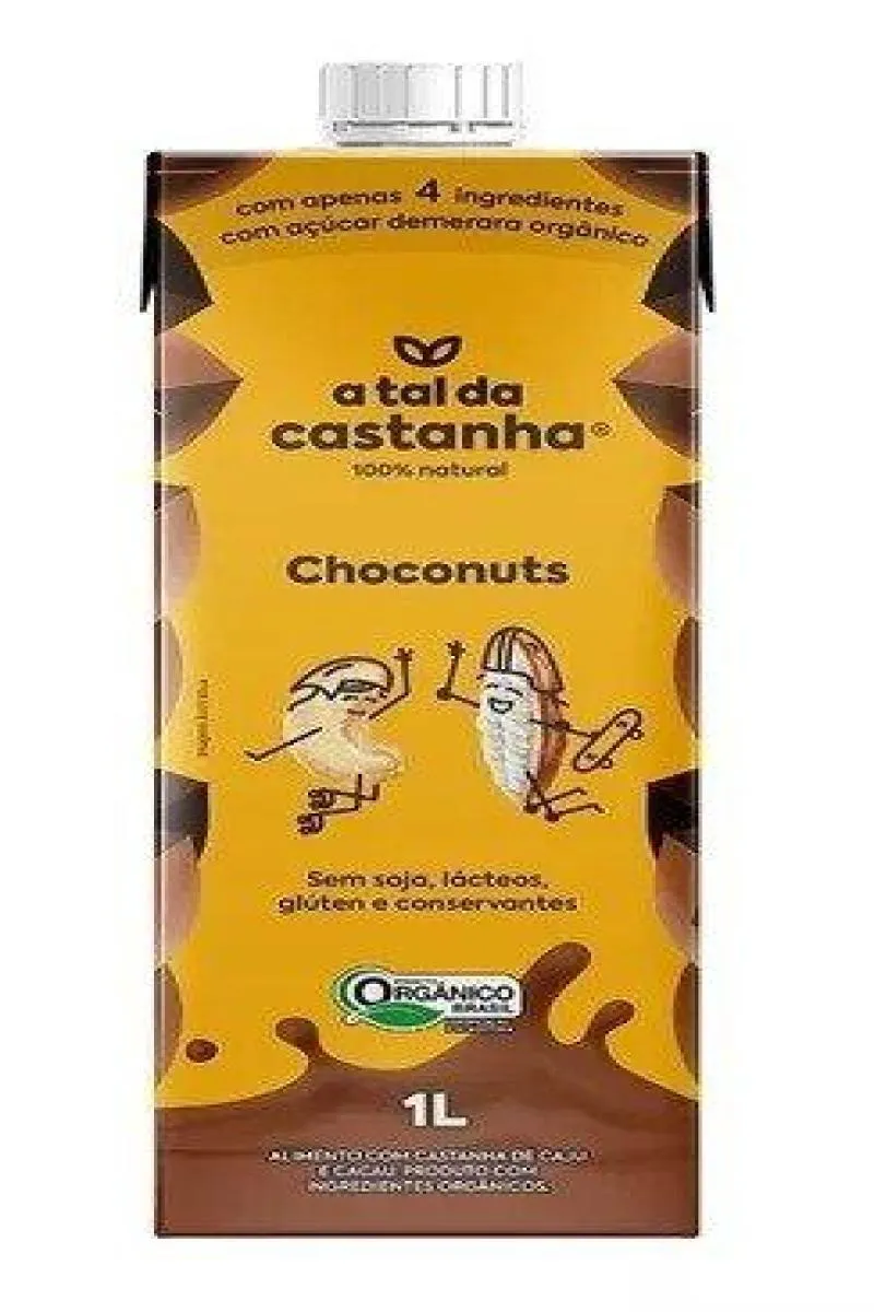 BEBIDA VEGETAL A TAL DA CASTANHA CHOCONUTS 1L