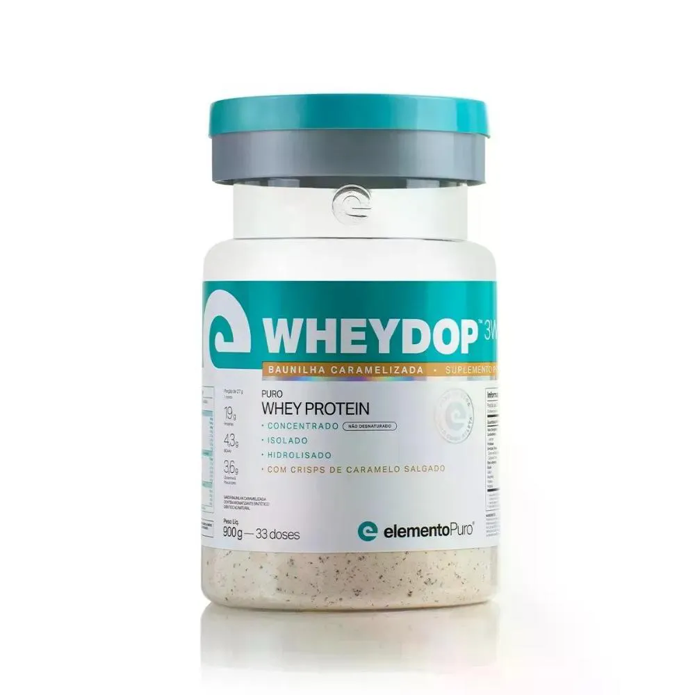 WHEYDOP 3W BAUNILHA CARAMELIZADA 900G