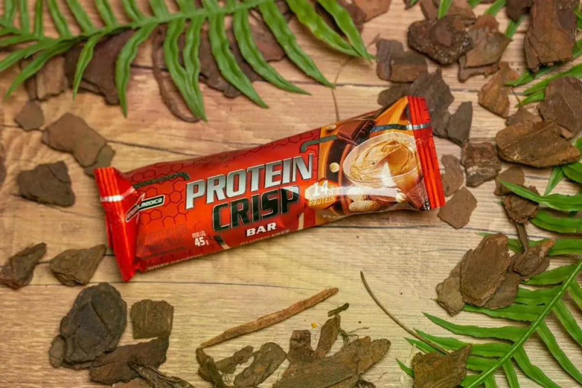 Barra de Proteína Whey Integralmedica Protein Crisp Bar Pasta de Amendoim 45g