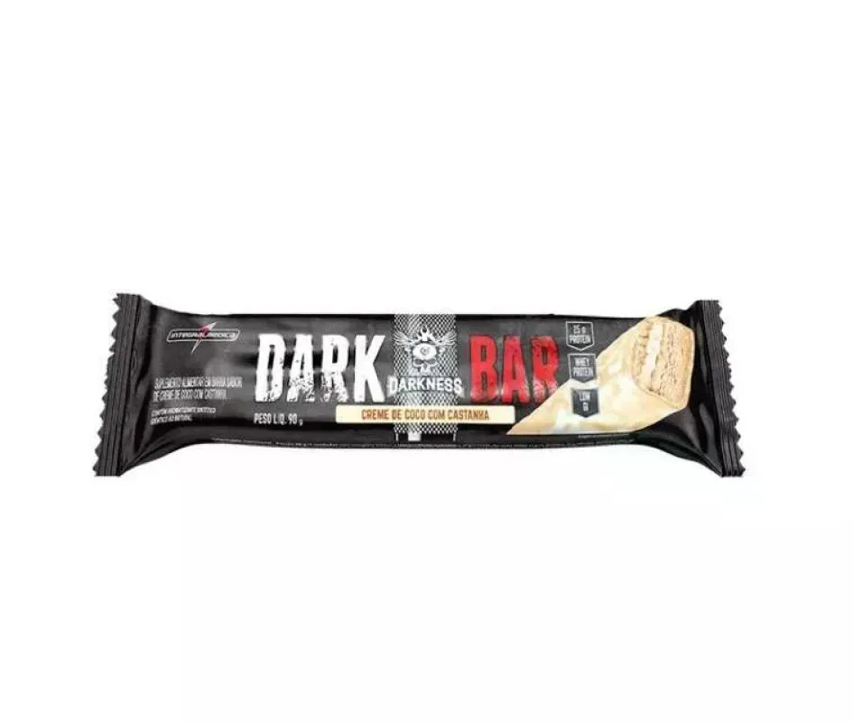 Barra de Proteína Integralmédica Dark Bar Coco com Castanha 90g 