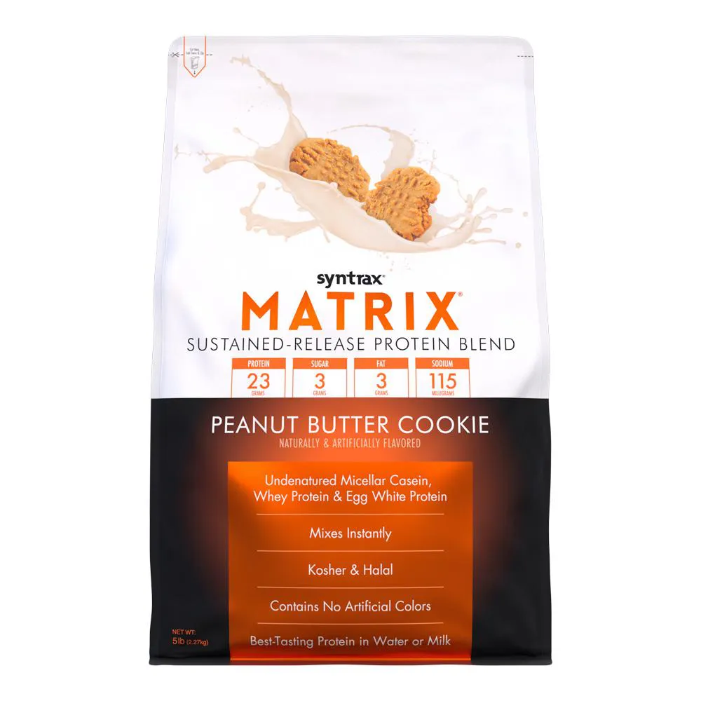 MATRIX 5.0 WHEY PROTEIN (5LB) PEANUT BUTTER COOKIE SYNTRAX