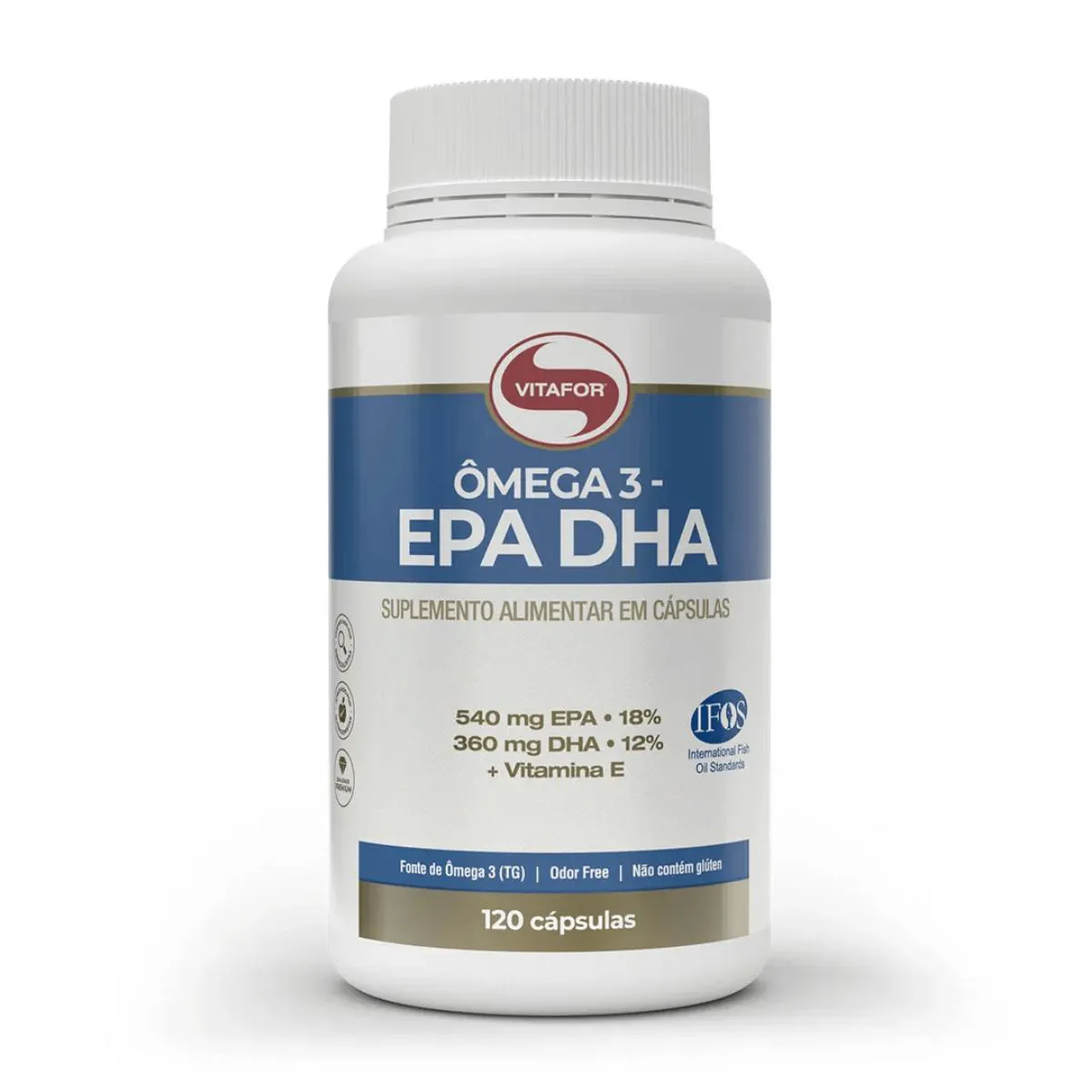 ÔMEGA 3 DHA 540MG EPA 360MG RICO VITAMINA E 120 CAPS VITAFOR