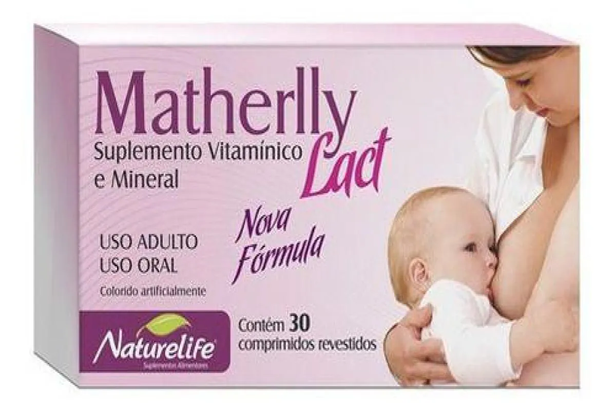 MATHERLLY LACT 750 MG FR 30 CP NATURELIFE