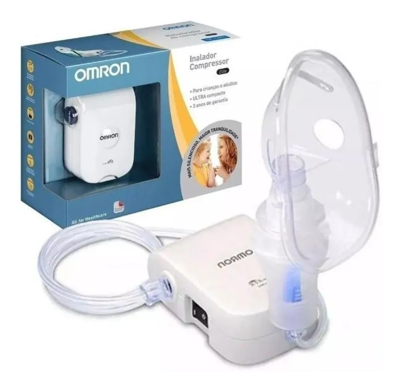 Inalador Nebulizador Omron Ultra Compact NEC-803 Bivolt