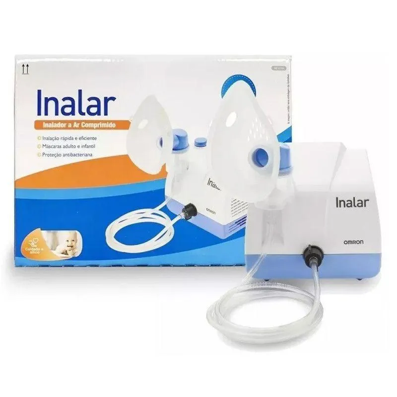 Inalador Nebulizador Compressor Inalar Compact Ne-c701 Omron