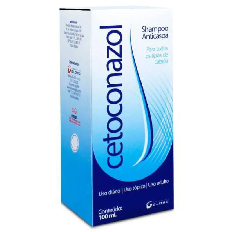 CETOCONAZOL SHAMPOO ANTICASPA COM 100ML