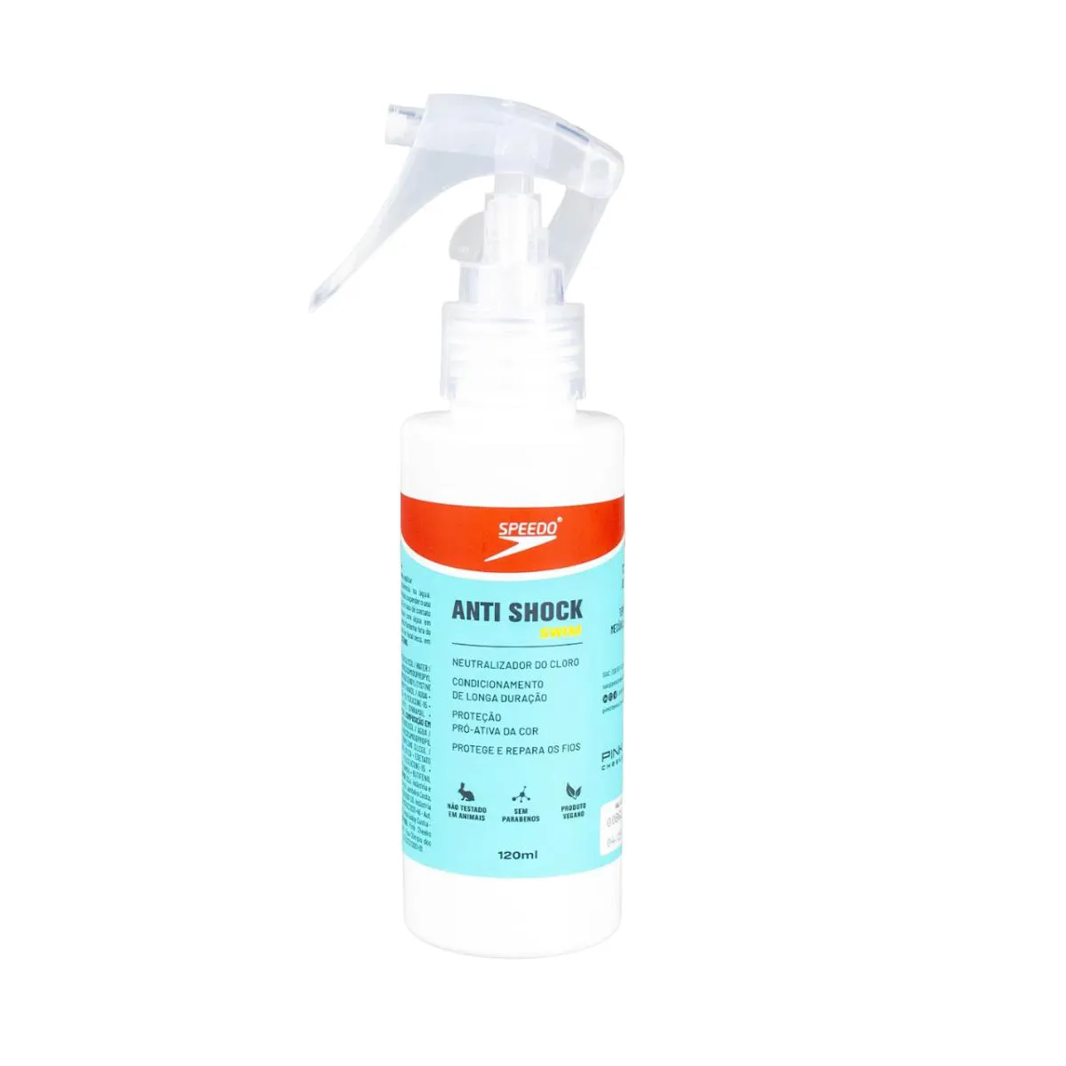 LEAVE-IN ANTI SHOCK SWIM SPEEDO 120ML PROTEçãO SOLAR UVA/UVB E NEUTRALIZADOR DE CLORO - PINK CHEEKS
