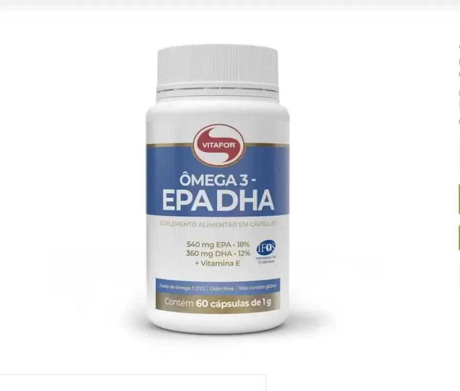 OMEGAFOR PLUS ÔMEGA 3 RICO DHA EPA  60 CAPS VITAFOR