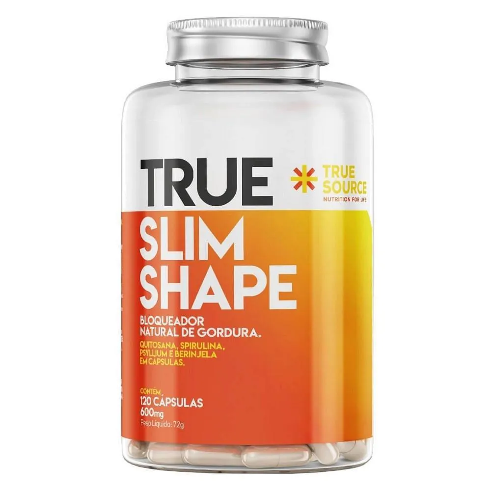 TRUE SLIM SHAPE 600MG 120 CáPSULAS TRUE SOURCE Natural