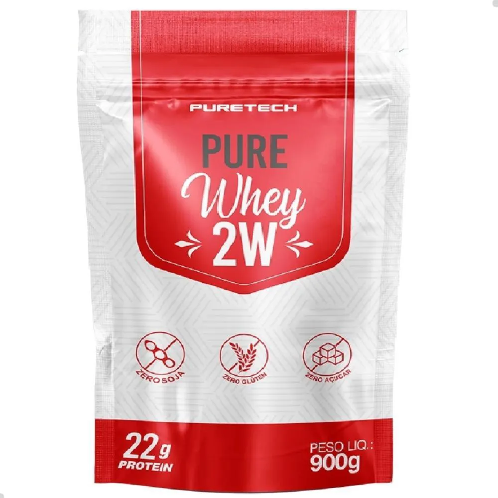 WHEY PROTEIN PURE 2W REFIL 900G PURETECH Chocolate