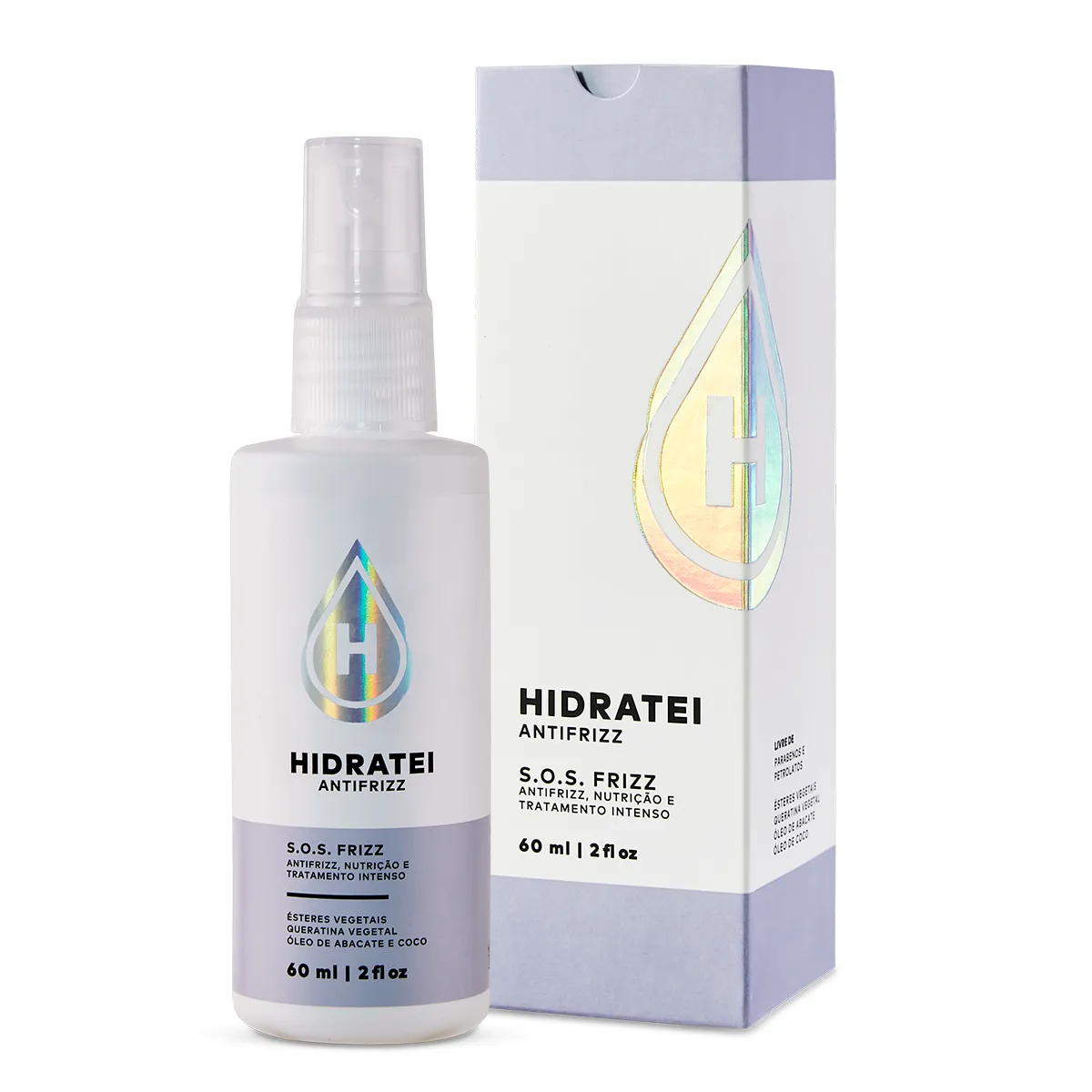 Máscara Capilar Líquida Hidratei SOS Frizz 60ml