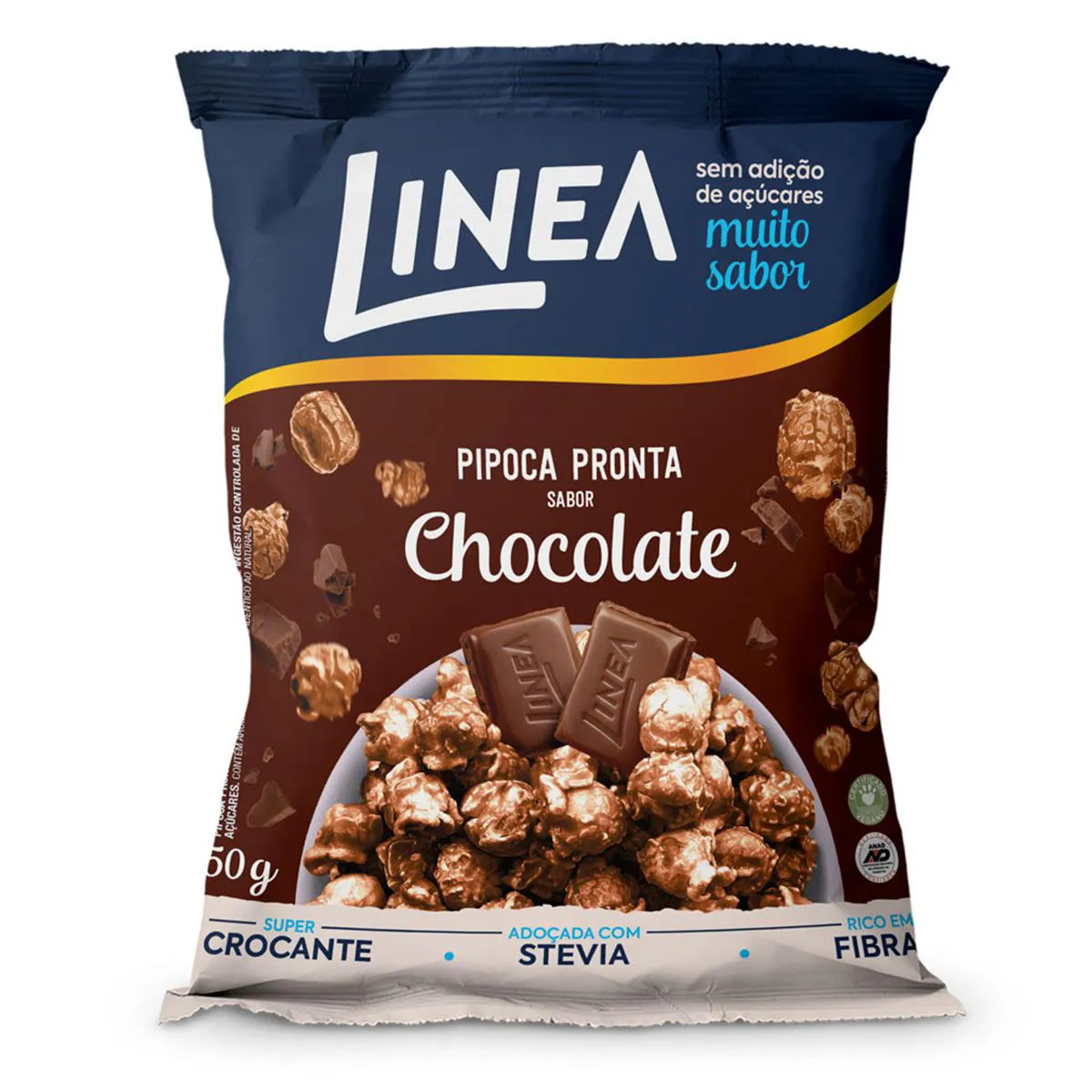 Pipoca Pronta Linea Sabor Chocolate 50g