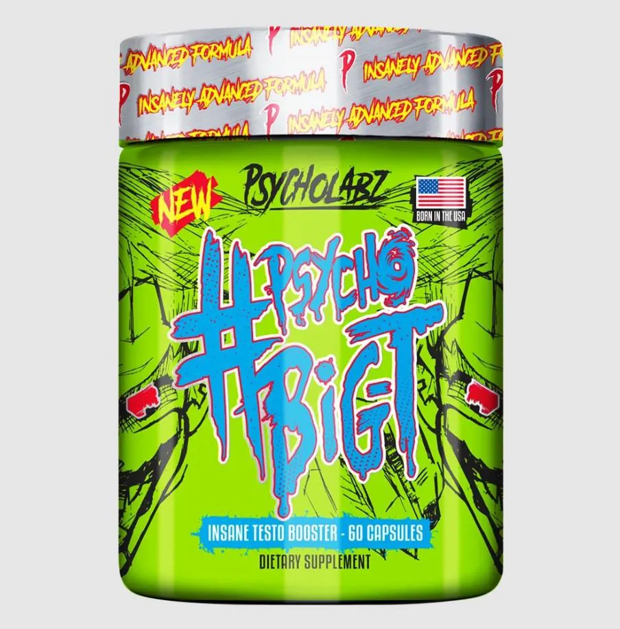 Suplemento Psycholabz Psycho Big-t 60 cápsulas