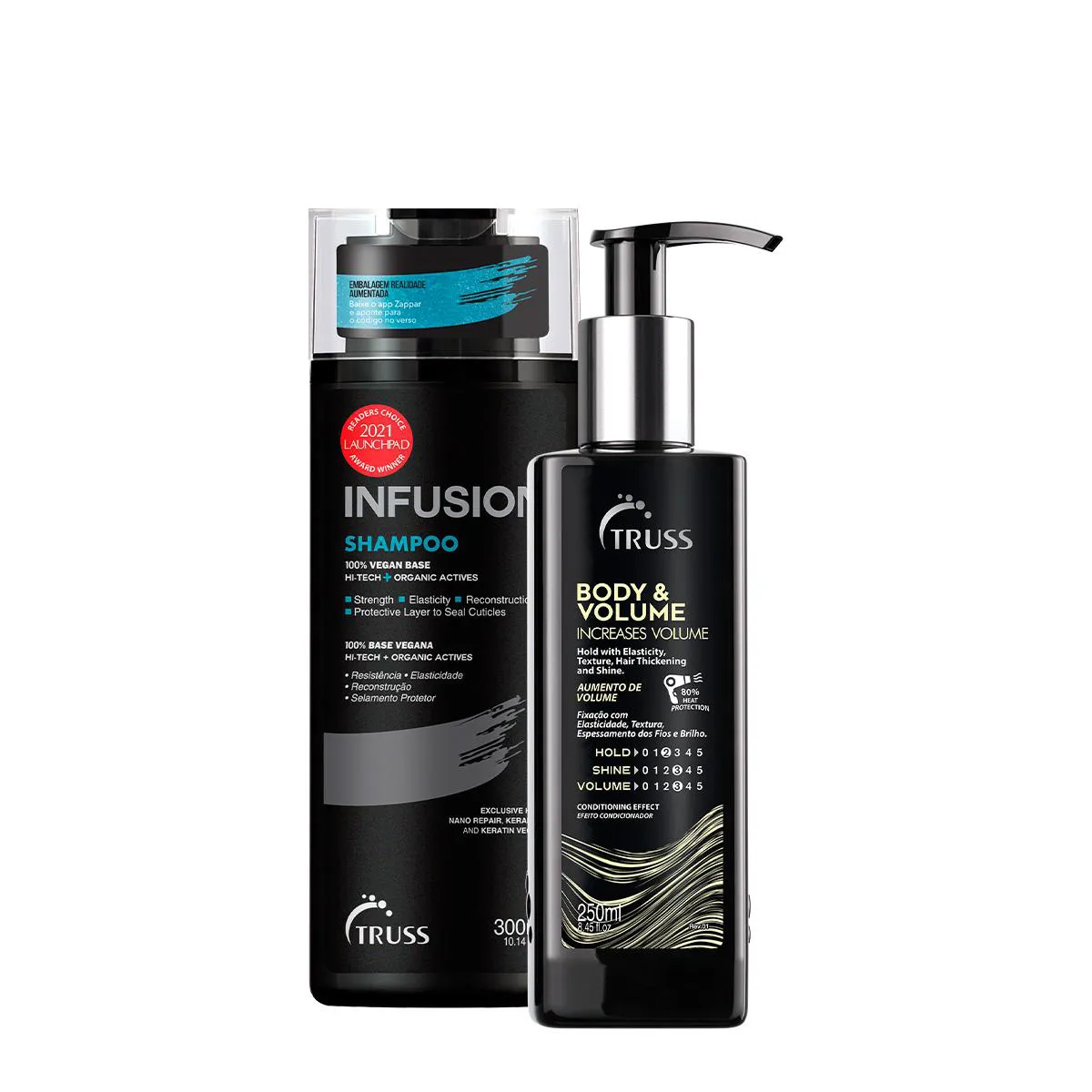 Kit Truss Infusion Shampoo E Body E Volume Leaving (2 Produtos)