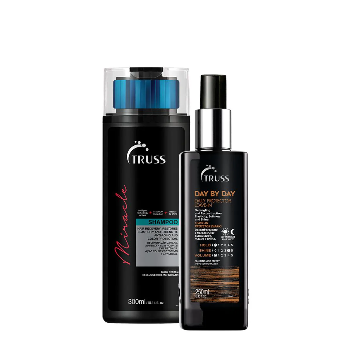 Kit Truss Miracle Shampoo E Day By Day (2 Produtos)