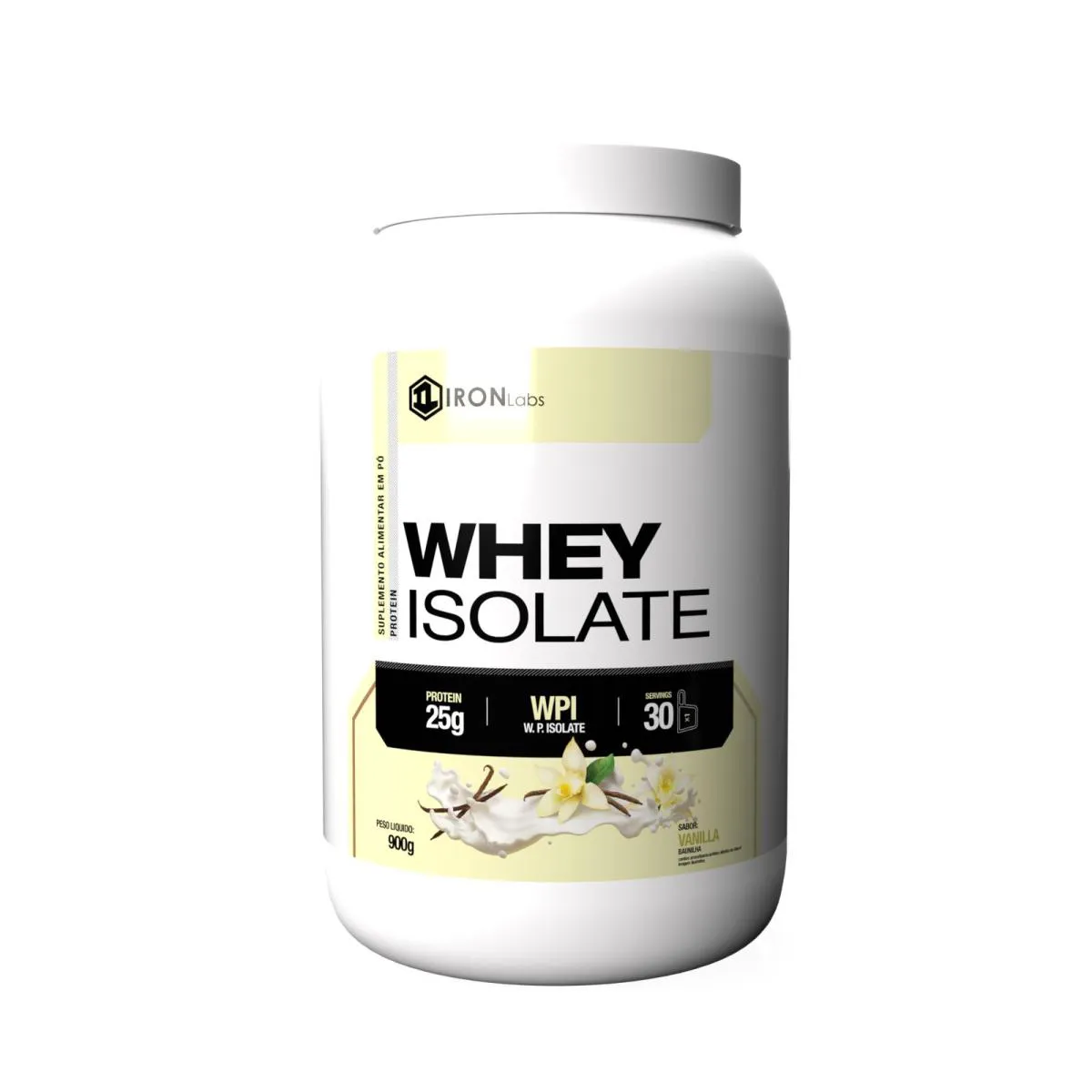 WHEY ISOLATE 900G - VANILLA