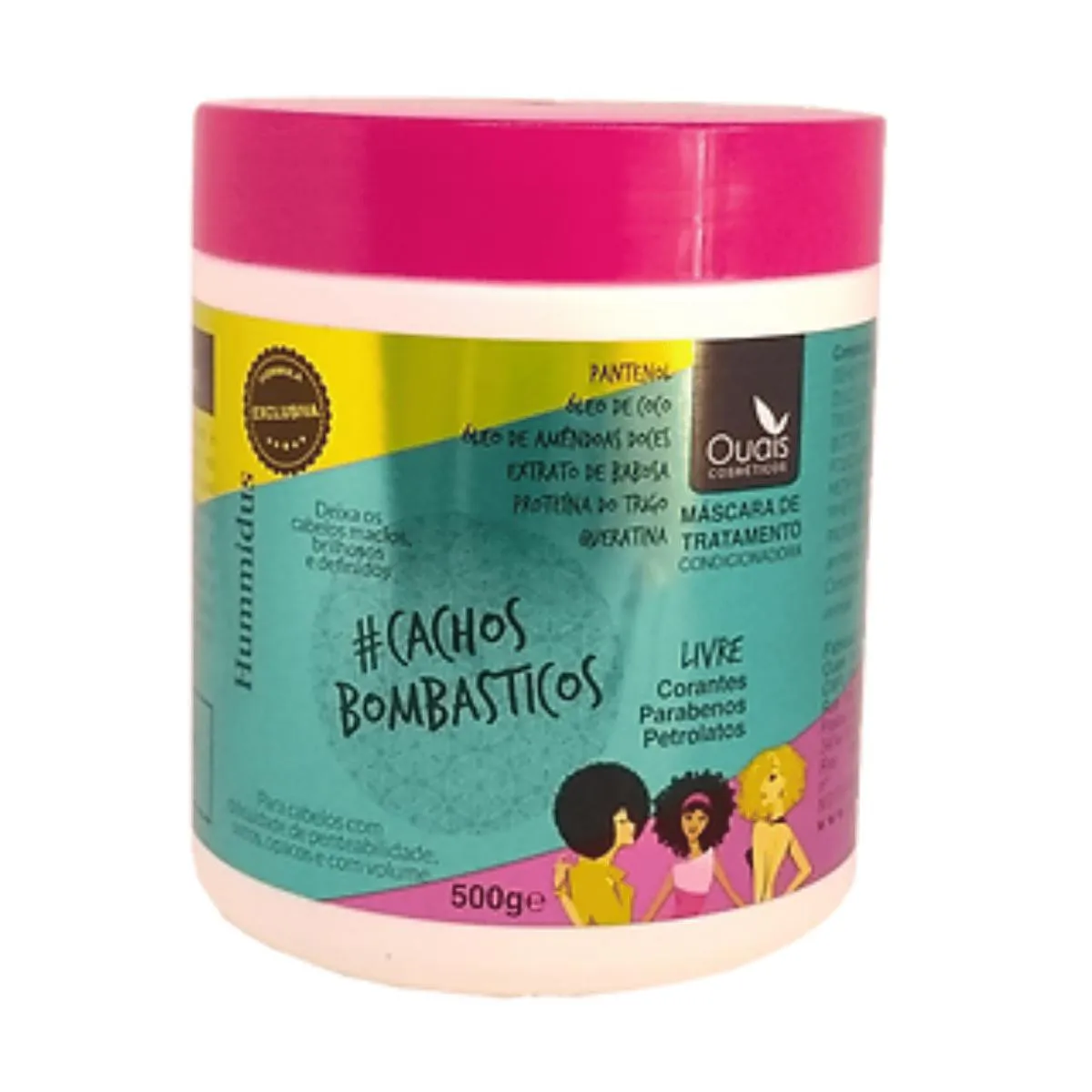 MáSCARA CONDICIONADORA CACHOS BOMBáSTICOS 500G