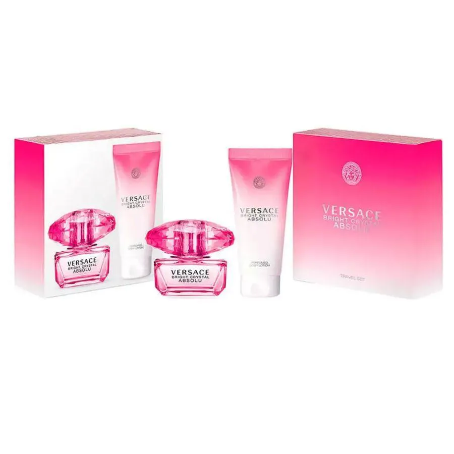 Kit Versace Bright Crystal Absolu Feminino Eau de Parfum 50ml + Loção Corporal 100ml