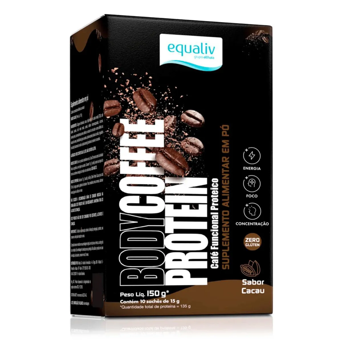 BODY PROTEIN CAFé FUNCIONAL PROTEICO 10 SACHES EQUALIV