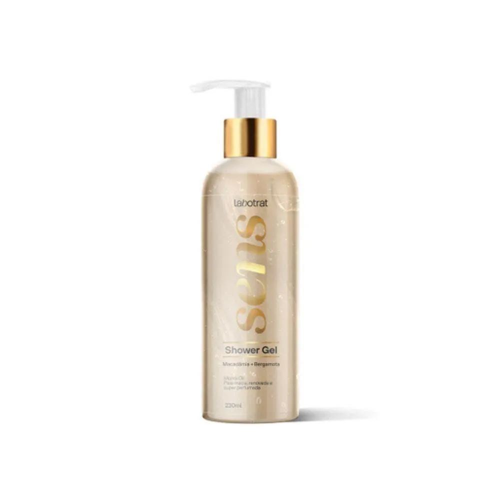 GEL SHOWER LABOTRAT MACADAMIA E BERGAMOTA SENS 230ML