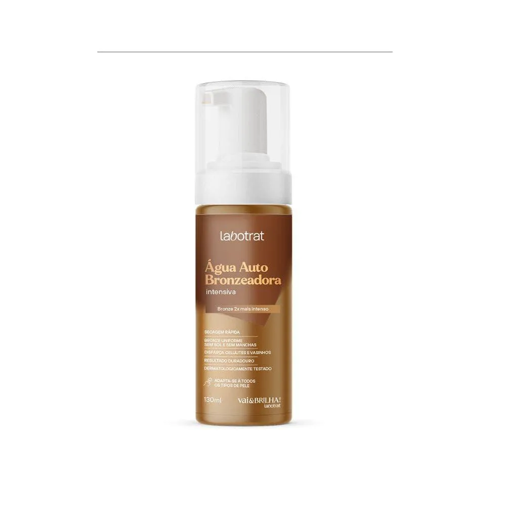 ÁGUA AUTOBRONZEADORA LABOTRAT INTENSIVA VAI E BRILHA 130ML