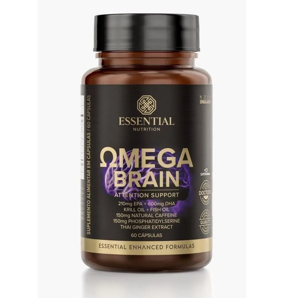 OMEGA BRAIN 60 CAPS - ESSENTIAL NUTRITION