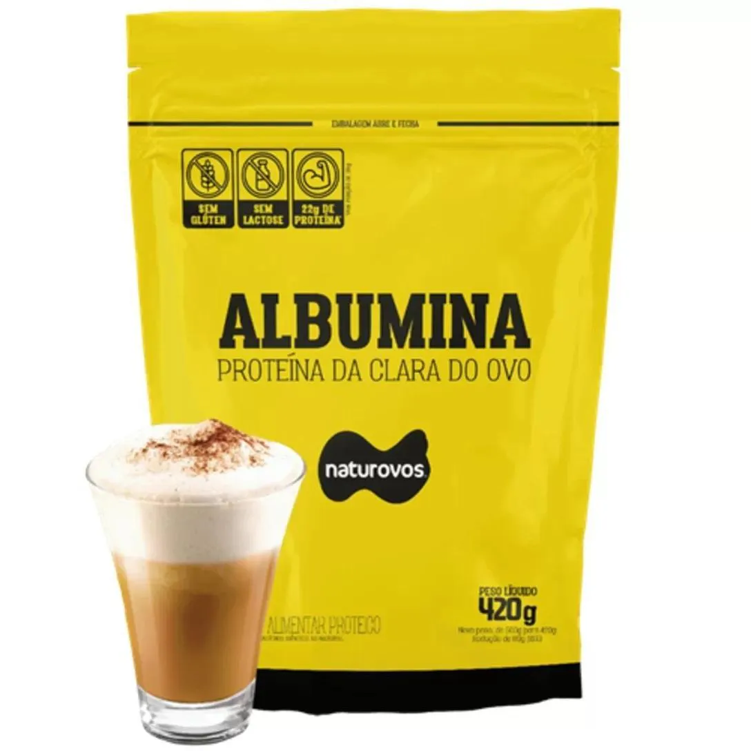 Albumina Naturovos Baunilha 420g