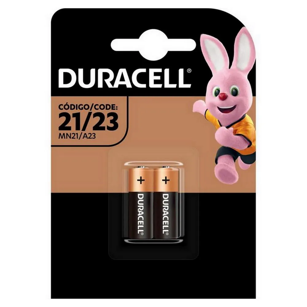 PILHA ALCALINA MN21 12V DURACELL - 2 UNIDADE