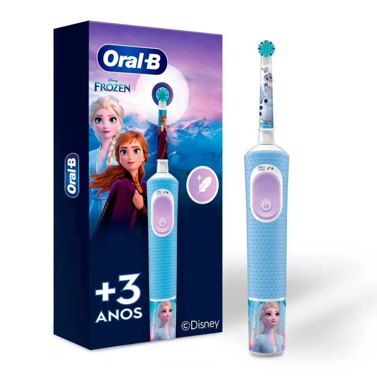 ORAL-B ESCOVA DE DENTE ELETRICA PRO KIDS 3+ FROZEN 1 UNIDADE 942344 ...