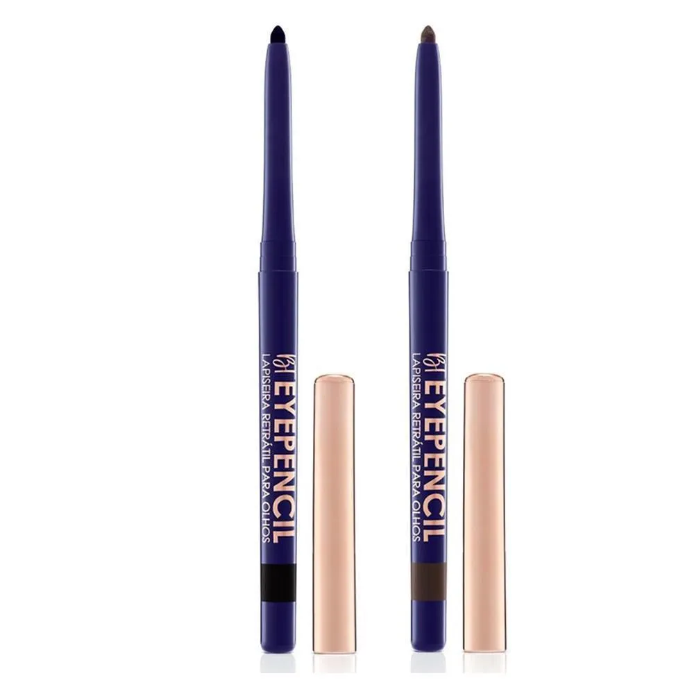 KIT BT EYEPENCIL LAPISEIRA RETRáTIL BRUNA TAVARES BLACK E BROWN