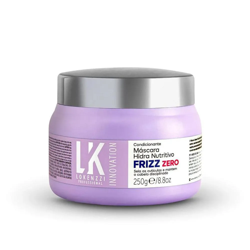 MASCARA CAPILAR LORENZZI FRIZZ ZERO  250GRS