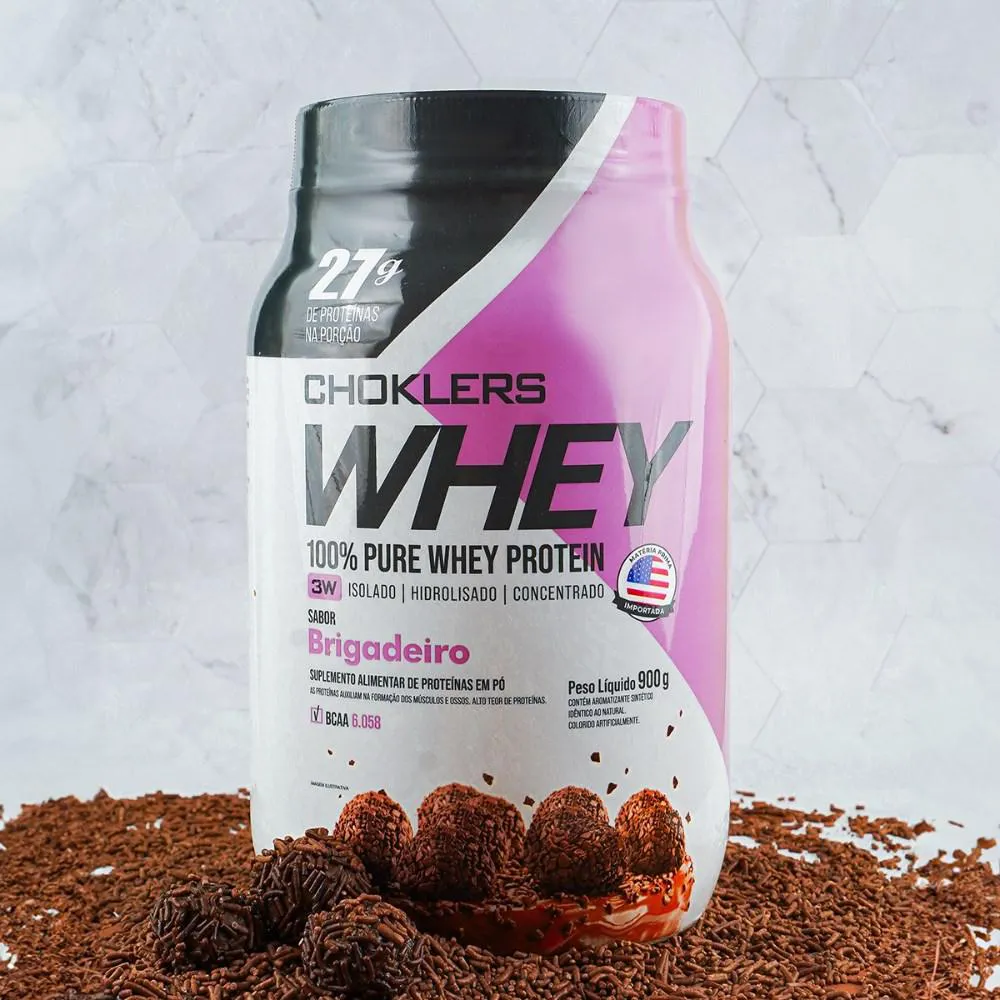 CHOKLERS WHEY BRIGADEIRO POTE 900G