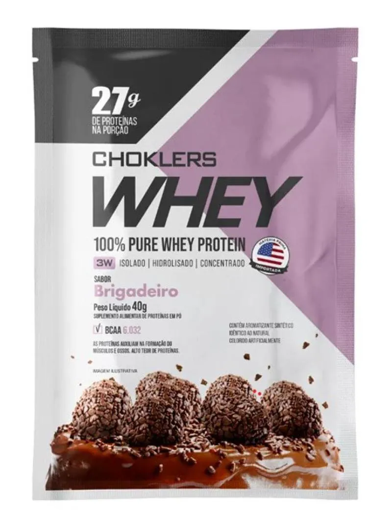 CHOKLERS WHEY BRIGADEIRO SACHE  40G