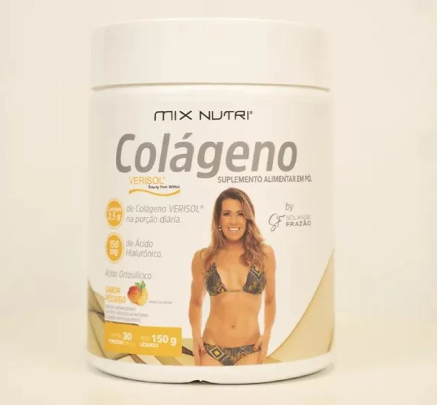 COLAGENO VERISOL ACIDO HIALURONICO PESSEGO 150G BY SOLANGE FRAZAO