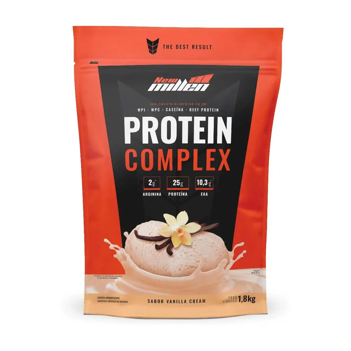 Whey Protein New Millen Complex Mousse de Chocolate 1,8Kg