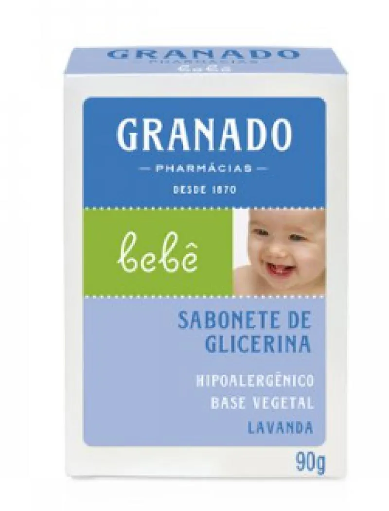 SABONETE BARRA GLICERINADO GRANADO LAVANDA 90GR