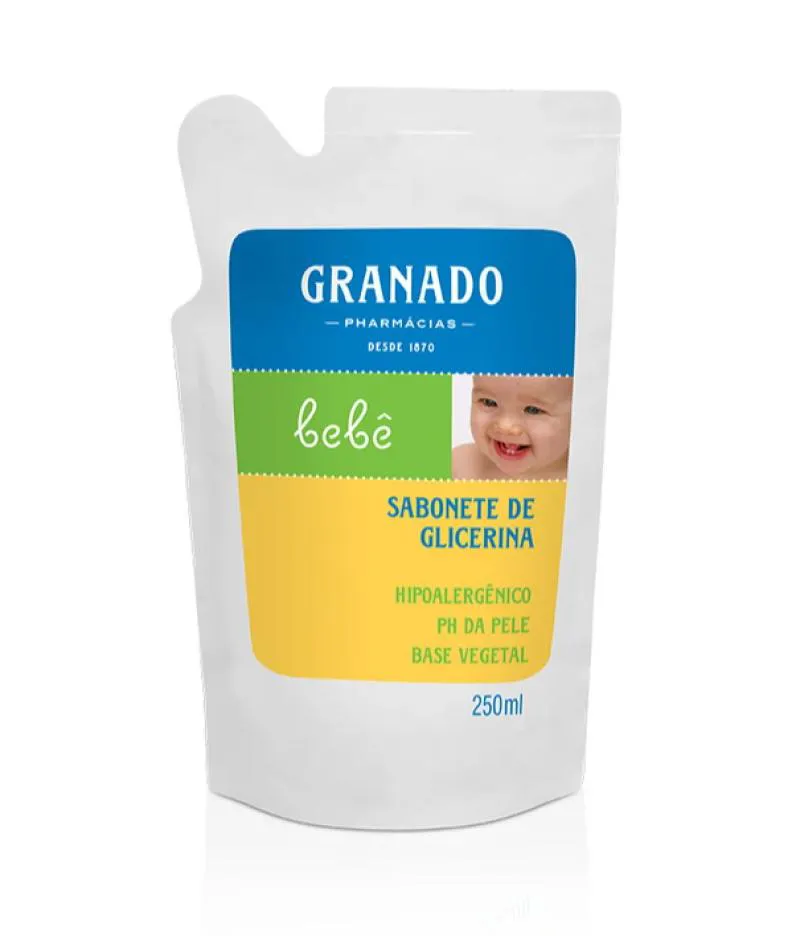 REFIL SABONETE GRANADO BEBÊ 250ML