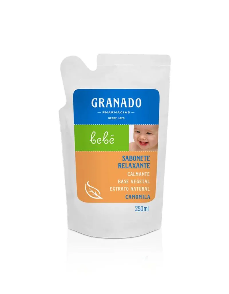 REFIL SABONETE GRANADO BEBÊ CAMOMILA 250ML
